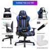 Ghế Gaming Da PU Cao Cấp – Thiết Kế Hiện Đại, Êm Ái Và Siêu Bền | GAM01BLU| LMT Decor