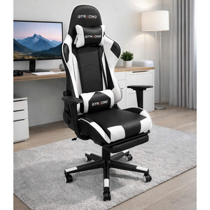 Ghế Gaming Cao Cấp SRASER GTRACING – Ngả 180°, Có Gác Chân, Da PU Êm Ái, Ghế Chơi Game/Streamer