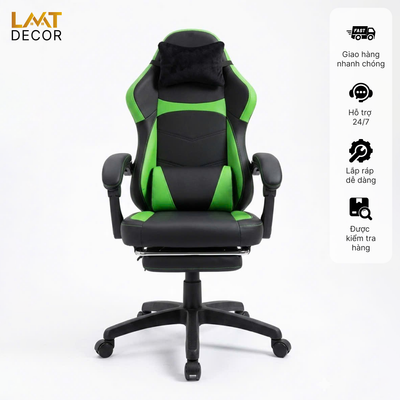 Ghế Gaming LMT Decor – Đỉnh Cao Tiện Nghi, Bảo Vệ Sức Khỏe Game Thủ
