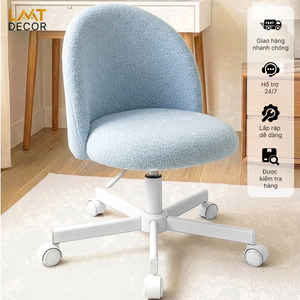 Ghế Teddy LMT Decor – Mảnh Ghép Hoàn Hảo Cho Góc Làm Việc "Chill" Đúng Chất Hàn Quốc